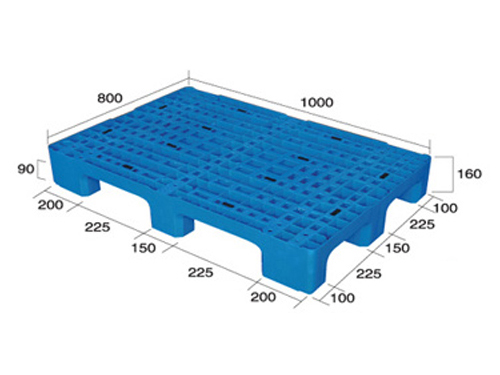 1008網(wǎng)格九腳塑料托盤