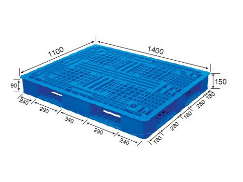 1411網(wǎng)格田字塑料托盤