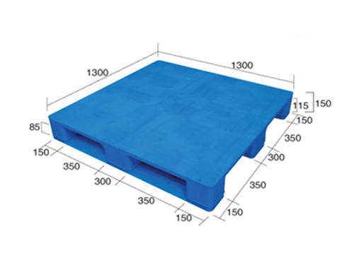 1313平板川字（內置鋼管）塑料托盤