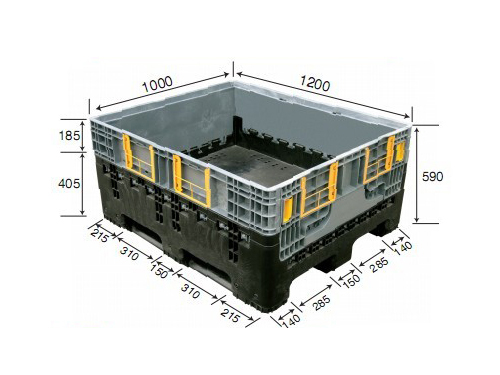 1210C折疊式卡板箱